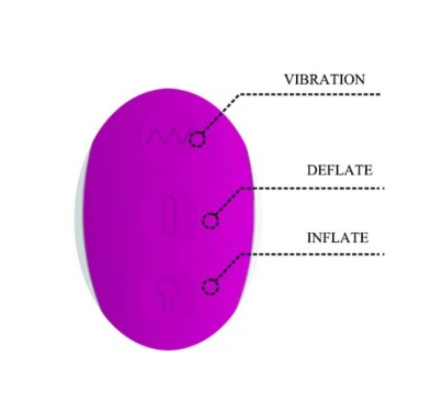 Dmuchany pompowany wibrator wielofunkcyjny usb 24c